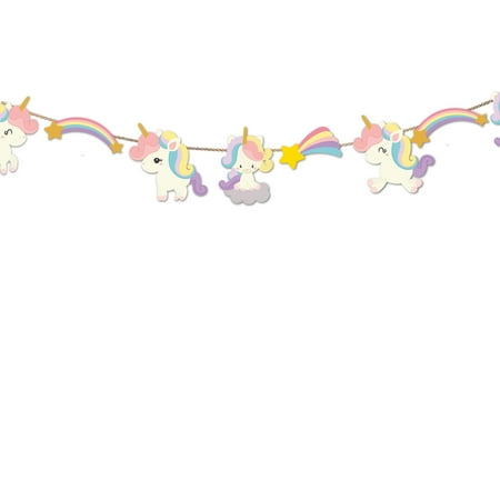 Unicorn Garland Party Decoration