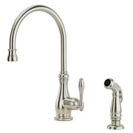 Pfister Alina 1 Handle Kitchen Faucet With Side Spray Stainless