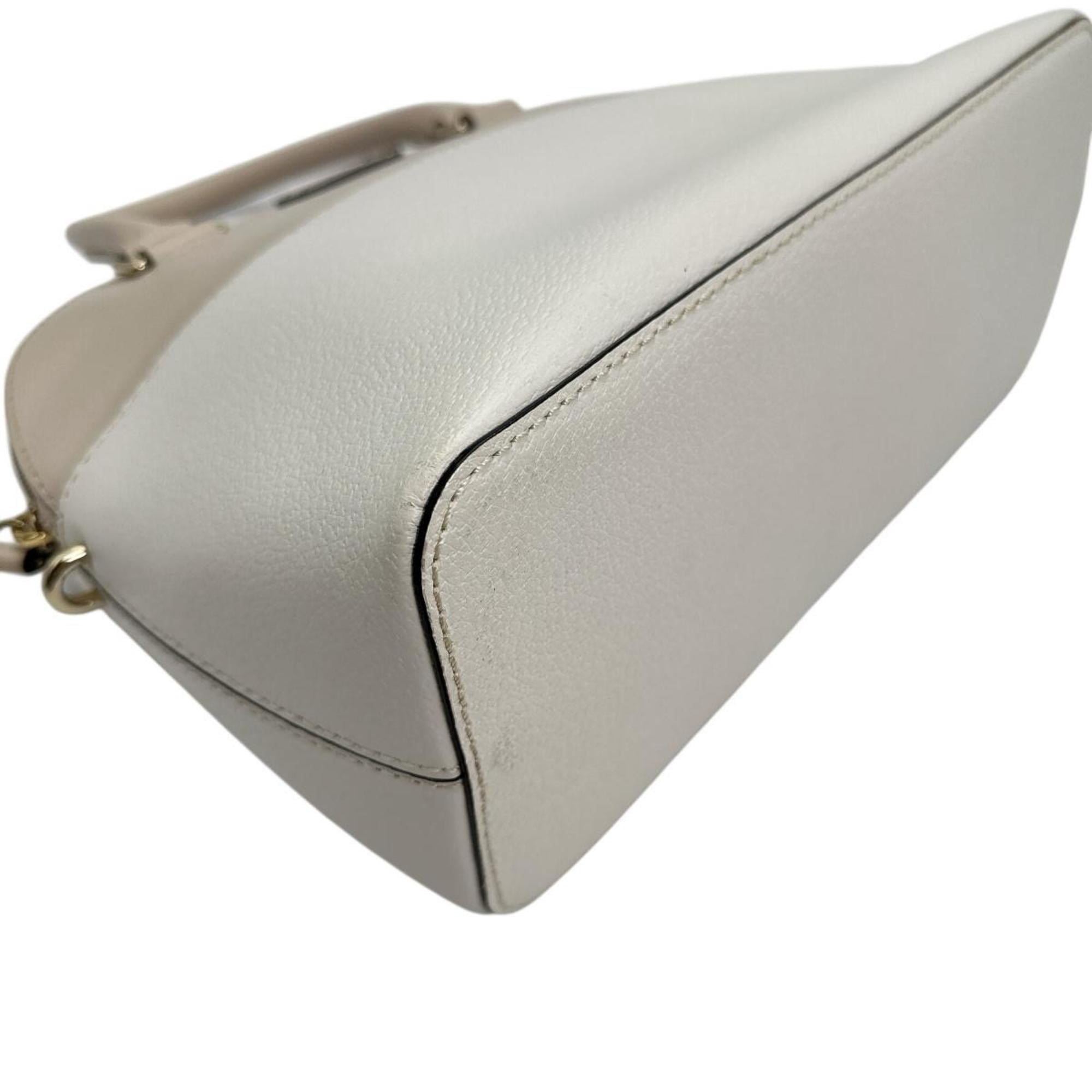 Pre-Owned Kate Spade Handbag 2WAY Bag Leather Beige (Good)