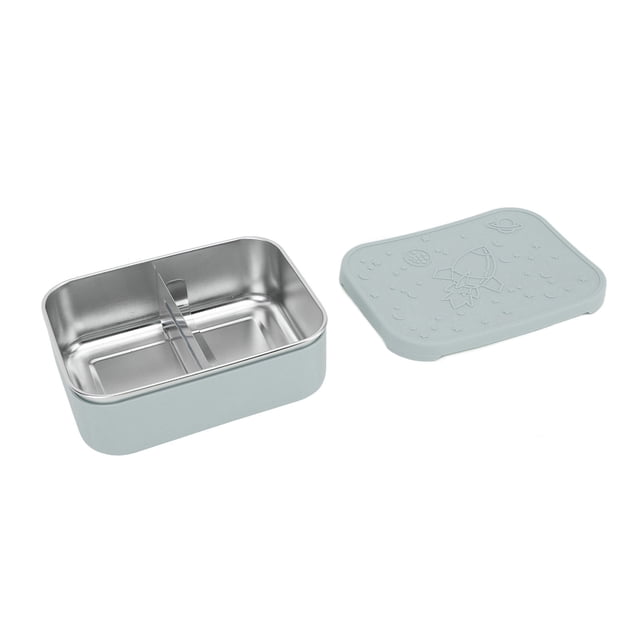 Fiambrera De Acero Inoxidable De 850 Ml, Contenedor De Alimentos Sellado A Prueba De Fugas De Gran Capacidad Con Divisor Móvil Para Oficina, Escuela, Viajes, Picnic Al Aire Libre