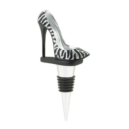 Wine Stopper For Women White And Black Bottle High Wine Stopper For Women White And Black Bottle High Heel Shoe