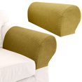 thumbnail image 1 of POINTERTECK 2pcs Sofa Arm Covers Armrest Cover High-Grade Spandex Stretch Arm Caps Waterproof Furniture Protector Dustproof Sofa Towel Slipcovers Armchairs Covers, 1 of 7