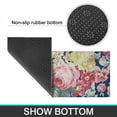 thumbnail image 6 of Pioneer Flower Floral Print Pattern Kitchen Rugs Sets Of 2,Anti Fatigue Kitchen Mat Rugs Non Slip Washable,Decorative Kitchen Floor Mats for Kitchen,Sink,Laundry,17"x30"+17"x47", 6 of 7