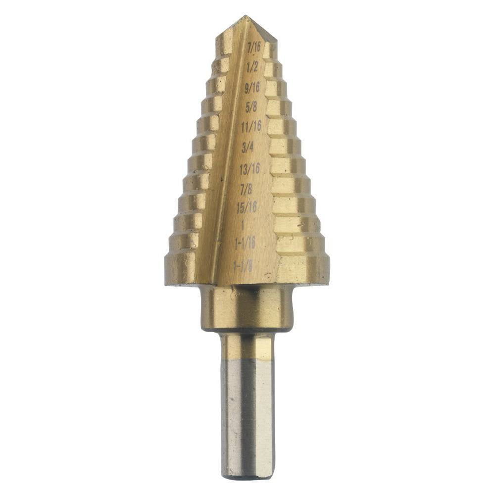 Neiko 10189A Step Drill Bit 12Step Bit with Titanium Coat