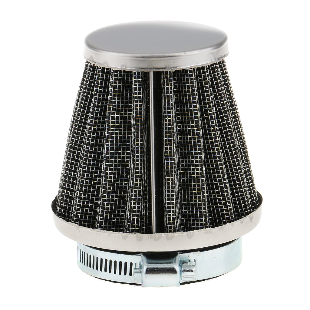 Heavy Duty Cone Cold Air Filter Intake Cleaner Inlet for Motorcycles 44mm