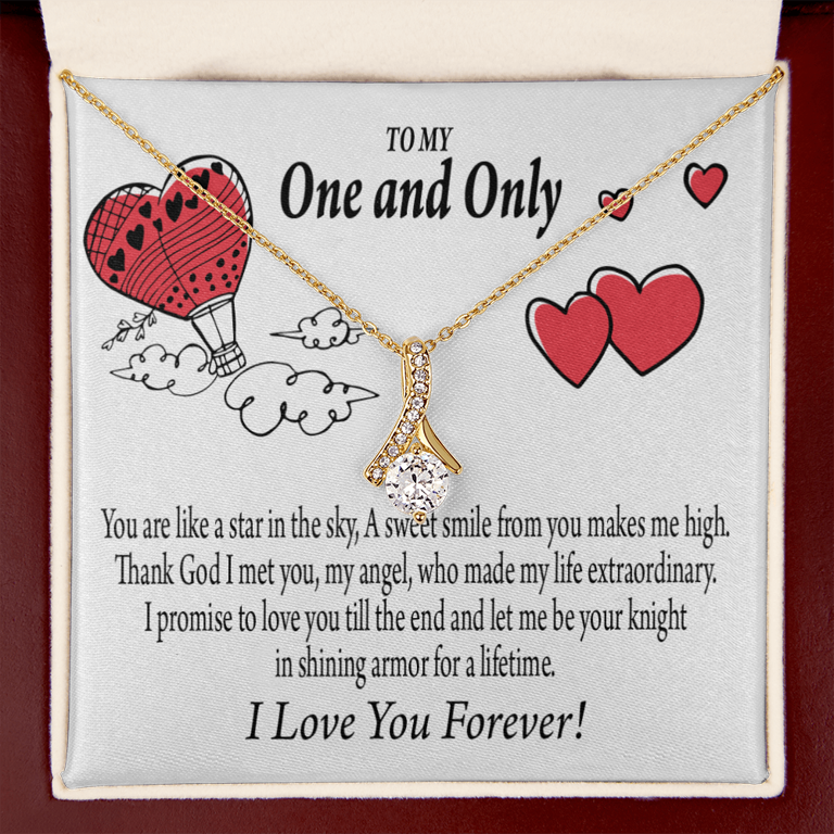 To My Partner Never Lose Hope Strength Alluring Ribbon Necklace Message  Card 