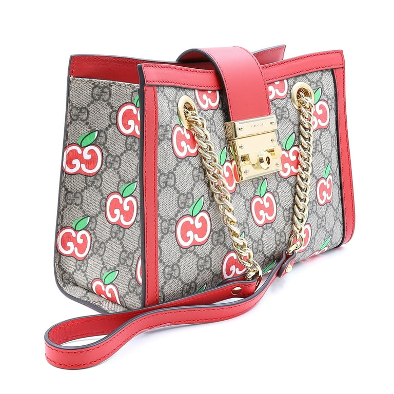 GUCCI Mini Padlock Gg Supreme Canvas Bag for Women