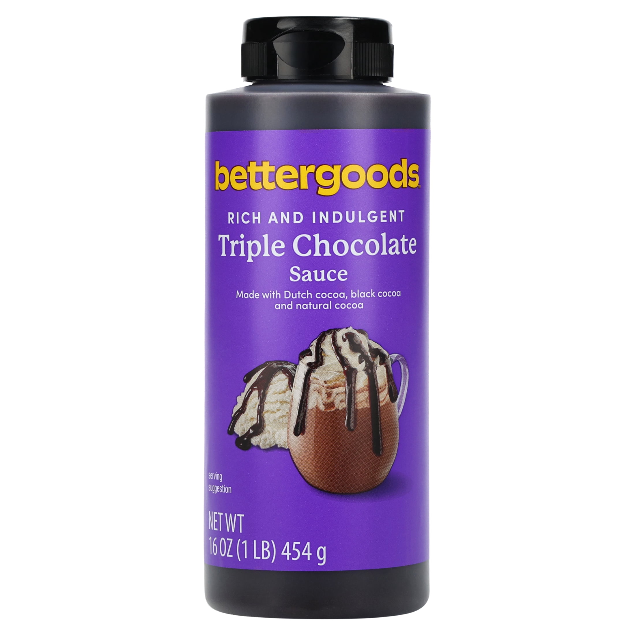 (6 pack) bettergoods Triple Chocolate Sauce, 16 oz