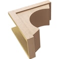 thumbnail image 6 of 12"W x 24"D x 24"H Classic Emerson Rough Cedar Woodgrain TimberThane Corbel, Primed Tan, 6 of 6