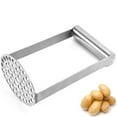 thumbnail image 1 of Stainless Steel Potato Masher Professional Easy to Use Manual Masher Food Masher, 1 of 10