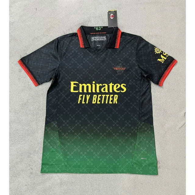 2425 Nouveau T-Shirt de Sport Classique à Manches Courtes Noir Ac Sanke-L