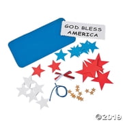 God Bless America Sign Craft Kit - Craft Kits - 12 Pieces