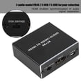 thumbnail image 2 of Extractor de Audio HDMI 4K * 2K, Divisor HDMI a HDMI + SPDIF + Salida de Audio de 3.5 mm con 3 Modos de Audio, convertidor Divisor de Audio Compatible con Video/TV. Unbranded XD06491, 2 of 7