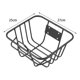 thumbnail image 2 of Cesta delantera, cesta para bicicleta, alforjas, portaequipajes para bicicletas, accesorios de ciclismo 27cmx25cm, 2 of 2