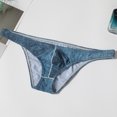 thumbnail image 1 of Calzoncillos de seda de hielo para hombre, estampados, ultrafinos, transparentes, sexys, transpirables, de color sólido, cintura baja, 1 of 6