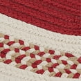 thumbnail image 2 of FB71R144X180 Flowers Bay - Red 12x15 Rug, 100% Polypropylene - Oval., 2 of 2