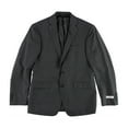 thumbnail image 2 of Calvin Klein Mens Shadow Two Button Blazer Jacket, Grey, 40 Regular, 2 of 2