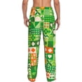 thumbnail image 7 of Salouo St Patrick's Day6 Print Pajama Pants for Men, Lounge Pants Elastic Waistband Casual Men's sleepwear Loungewear Sleep Pajama Pant -Small, 7 of 7