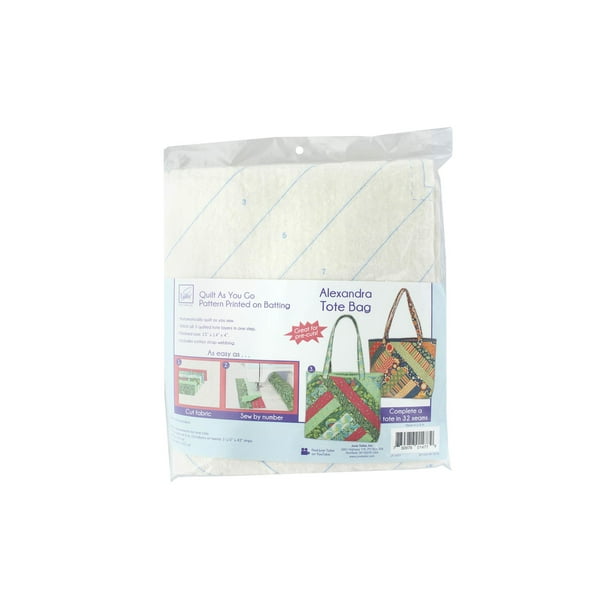 June Tailor Quilt As You Go Tote BagAlexandra 15"X14"X14" Walmart