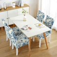 thumbnail image 3 of Set of 4 Wildflower Botanical Dining Chair Covers Romantic Nature Print Washable Polyester Stretch Slipcovers Removable Protector for Artistic Home Decor, 3 of 7