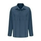 thumbnail image 5 of pstuiky camisas de manga larga para hombre, Camiseta lisa de manga larga con cuello vuelto para hombre, informal, elegante, cómoda, con bolsillos, botones y cremallera. top de hombre s, 5 of 6