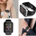 thumbnail image 3 of Njjex for Apple Watch 40mm Series SE 6 5 4 Case with Screen Protector, PC Hard Bling Crystal Diamonds Shiny Rhinestone Bumper Protective Case for iWatch Series 4/5/6 -Silver 40mm, 3 of 10