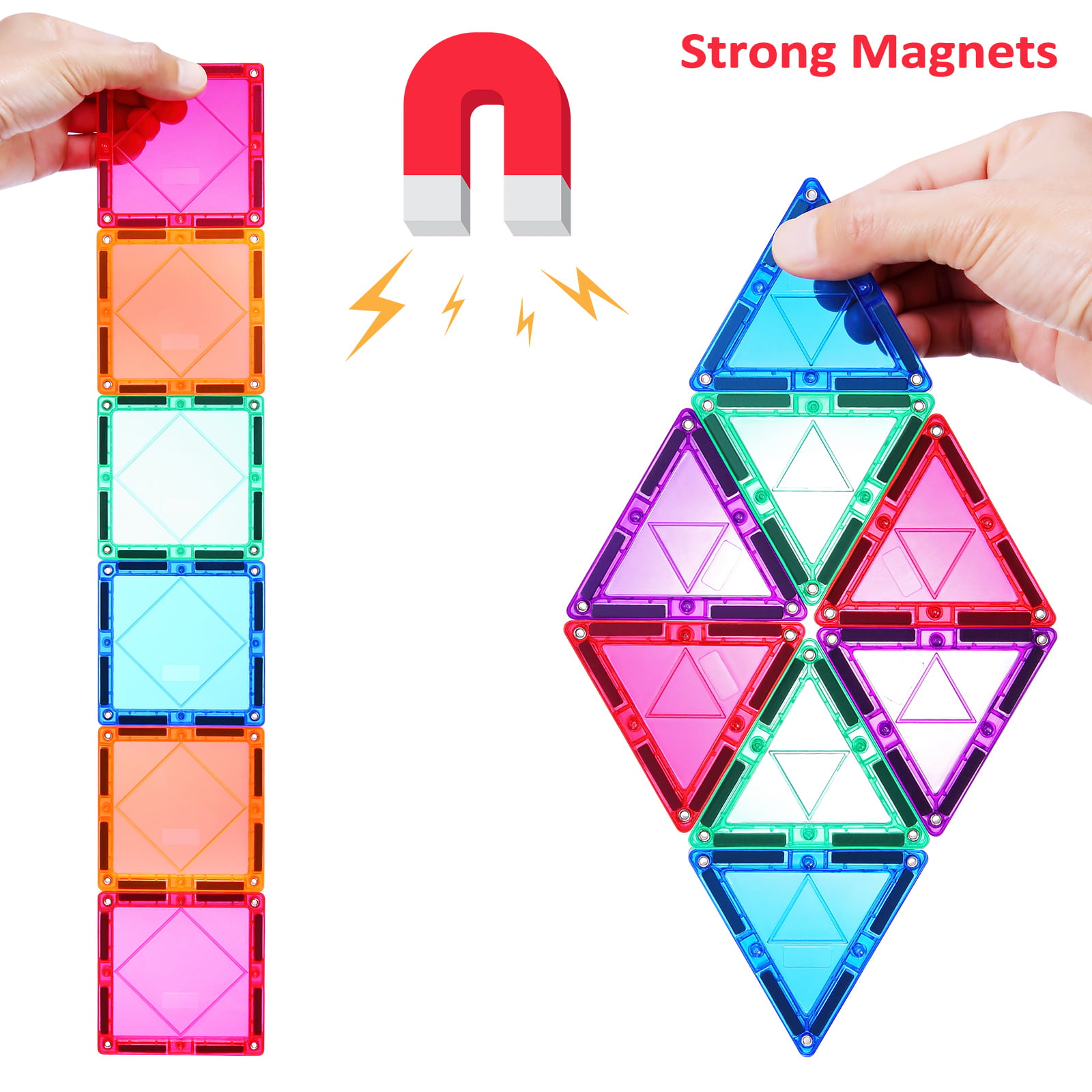 Magnetic Tiles STEM Building Toys for 3+ Year Old Boys Girls 102PCS Magnet  Blocks Kindergarten Classroom Must Haves Sensory Toys Preschool Learning  Educational Toys Kid Age 3-5, 4-6, 6-8 Gifts - Yahoo Shopping