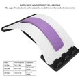 thumbnail image 3 of Back Massage Stretcher Pain Relief Lumbar Spine Stretcher Relaxation Posture CorrectorWhite Purple, 3 of 4