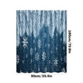 thumbnail image 3 of Btomtd Christmas Themed Shower Curtain, Water Proof Shower Curtain Liner for Holiday Bathroom Decor, Festive Shower Curtains for Bath - 35.43"x70.86", A, 3 of 6