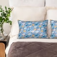 thumbnail image 4 of Kll Cute Chickens And Flowers Pattern Silk Pillowcase For Hair And Skin Standard Size 20"X 30" Soft Breathable Pillow Covers For Sleeping, 4 of 8