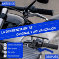 thumbnail image 2 of Palancas De Embrague Y Freno Universales 22mm Aluminio AZUL/BLANCO, 2 of 5