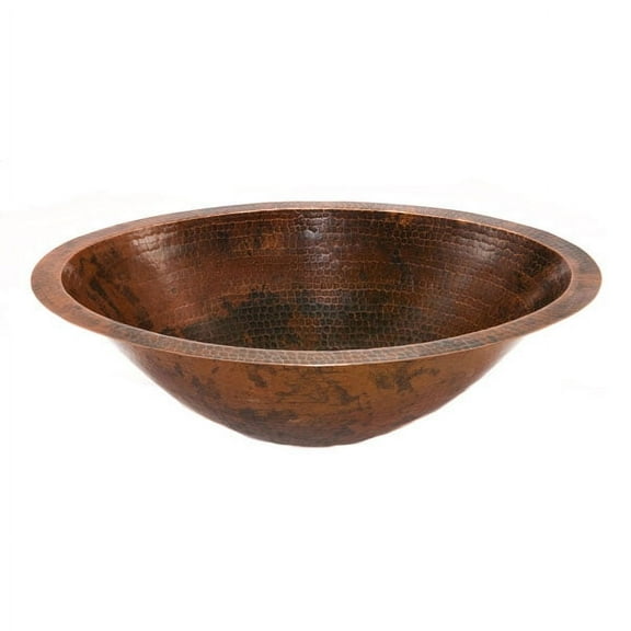 LO20FDB Under Counter Hammered Copper Master Bath Sink