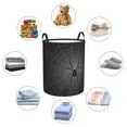 thumbnail image 4 of Fuzoiu Black Spider On Web Print Circular Hamper,Laundry Basket with Handle,Collapsible Laundry,Dirty Clothes Storage Basket,for Bedroom Bathroom Dorm Living Room-Medium, 4 of 6