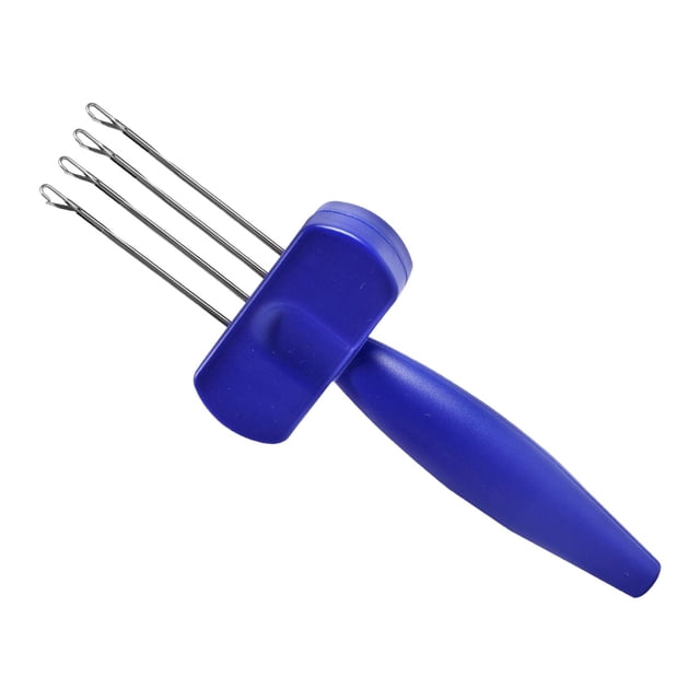 KLKCMS Cord Knitting Tool Crafts Portable Ergonomic Handle Crochet Tool for Binding