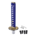 thumbnail image 1 of 1 Set 26cm Universal Shift Knob - Car Gear Shifter Knob with 4 Adapter for Automatic and Manual Vehicle - Aluminum Alloy Iron Blue White, 1 of 6
