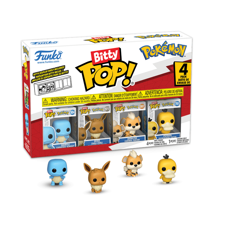 Funko Bitty Pop! Pokemon フィギュア 4個セット 未開封 Bitty POP: Pokemon- Squirtle 4PK - Walmart.ca
