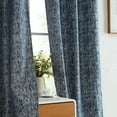 thumbnail image 6 of THD Avi Jacquard Slub Texture - Privacy Curtains with Grommet Lightweight Window Curtains Drapery Panels for Bedroom, Dining Room & Living Room, 2 Panels (37 x 96 Inch, Navy Blue), 6 of 7