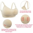 thumbnail image 3 of DODOING 2 Piece Maternity Seamless Nursing Bra Wirefree Bra with Removable Pads, 3 of 6