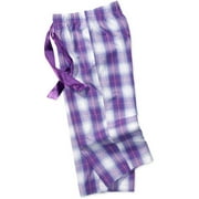 Juniors Plaid Crop-Length Pajama Pants