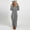Gray, variant on ZZwxWA Sherpa Jumpsuit Women Women's Fuzzy Pajamas Long Sleeve Adult Cat Onesie Pajamas Winter Rompers Sleepwear