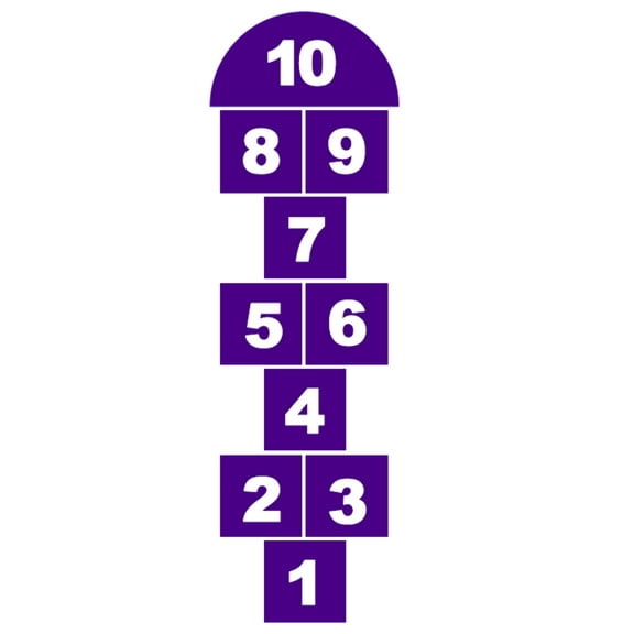 LiteMark Sensory Path Hopscotch Decal