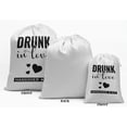 thumbnail image 2 of Darling Souvenir White Hangover Kit Bachelorette Party Supplies Favor Bags&nbsp;Drawstring Pouches&nbsp;15 Pieces, 2 of 5