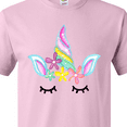 thumbnail image 3 of Inktastic Unicorn Face T-Shirt, 3 of 4