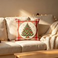 thumbnail image 4 of Dalxymotic Christmas Cushion Cover, Xmas Soft Throw Pillow Case, Christmas Decorations Indoor Outdoor, Winter Decor Indoor, Holiday Home Decoration for Sofa, Bed, Couch, Chair, 4 of 6