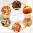 thumbnail image 7 of 1Pack Plastic Candy Jars with Lids,TGY 73Oz Clear Cookie Jars,Hexagon Candy Containers for Candy Buffet, Snacks, Food, Coffee Pod,Dog Treats,Washing Powder,Kitchen Storage, 7 of 7