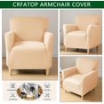 thumbnail image 3 of Housse de Fauteuil de Banquet Imprimée Style Mi-Siècle Moderne, Housse de Pièce pour Fauteuil d'Appoint avec Accoudoirs, Housses de Chaise Douces pour Salon, Protège-Meubles pour Fauteuil, Bureau, Réception, Lecture, 3 of 7