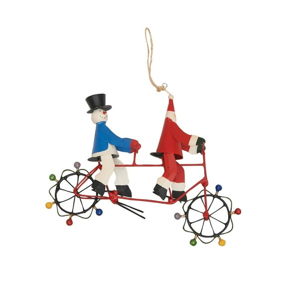 Clap saddle Bike for 2 Christmas Xmas Ornament
