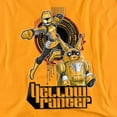 thumbnail image 2 of Power Rangers T-Shirt Yellow Ranger Unisex Graphic Tee For Men & Women Gold&nbsp;, 2 of 7