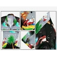 thumbnail image 6 of HAPPY BAY Men's Beach Short Sleeve Funky Santa Claus Party Dress Shirt Holiday Hawaiian Ugly Christmas Tree Gifts Shirts for Men XS Santa Surf, Black, 6 of 7