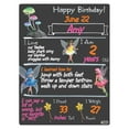 thumbnail image 2 of Cohas Fairy Theme Birthday Milestone Chalkboard, 15 by 20 inches, 3 Bright Markers, 2 of 6